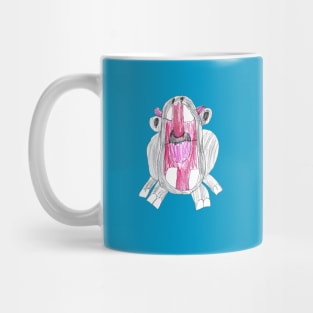 Hungry Hippo Kid Drawing Mug